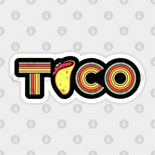 taco retro Sticker by osvaldoport76